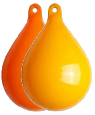 Allpa Anker (Markierungs) Boje, Ø210mm, L=280mm, Orange (Größe 2) - 059062s - 9059068