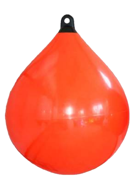 Allpa Solid Head Boje, Ø450, L=620mm, Orange Mit Schwarzem Kopf (Größe 2) - 059541 1 1 - 9059542
