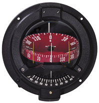 Ritchie Kompass Modell 'Navigator Bn-202', 12v, Schotkompass, Rose Ø93,5mm/5°, Schwarz - 067095 72dpi - 9067095