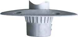 Allpa Plug-In Aluminium Fußplatte, Ø230mm - 069186 01 72dpi - 9069186