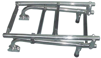 Allpa Niro Badeleiter, 3+2-Stufen Mit Kunststoff Beschichtet, Ausgeklappt 235x1085mm, Rohr Ø22mm - 069802 72dpi - 9069802