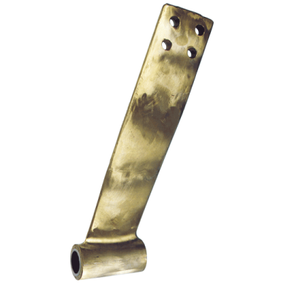 Allpa Bronze Wellebock/Montageplatte Mit Neopren-Lagerbuchse, Für Welle Ø30mm - 468030 72dpi - 468030