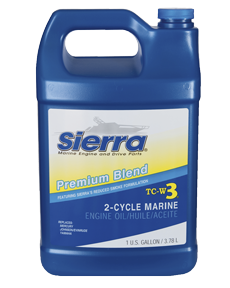 Sierra Motoröl "Blue" Premium Tc3-W3, 3.78l, Für Aussenborder 2-Takt - 641895003 01 72dpi - 641895003