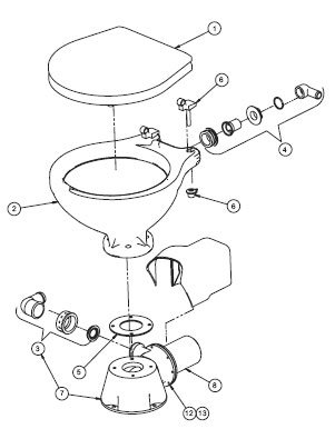 Johnson Pump Motor 24v Für Toilette Johnson, Modell 'Premium' - 66814724802 72dpi - 66814724802