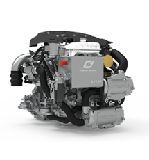 Hyundai Schiffsdiesel S270, Turbolader mit Ladeluftkühler & Wärmetauscher