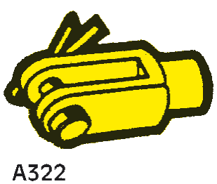 Seastar Gabelende A322 Für Kabel Mit M10 Gewinde - A322 72dpi - A322