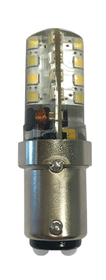 Allpa Led-Ersatzlampe (Ba15d), 2,5w, H=53,5mm, Ø19mm, Silikonenschutz, Cool White - L4401172 72dpi - L4401172