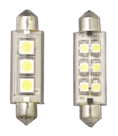 Allpa Led-Soffittenlampe, 12v, 0,5w, 42x12mm, Lichtfarbe: Warm White - L8000009 72dpi - L8000009