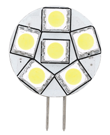Allpa G4 Led-Ersatzlampe, Hinten, Ø23mm, 6x0,3w (1,8w)/10-30v, Warm White - L8000015 72dpi - L8000015