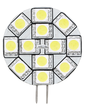 Allpa G4 Led-Ersatzlampe, Seitlich, Ø31mm, 12x0,2w (2,5w)/10-30v, Warm White - L8000016 72dpi - L8000016