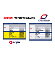 Hyundai fast moving Parts Modell "R"